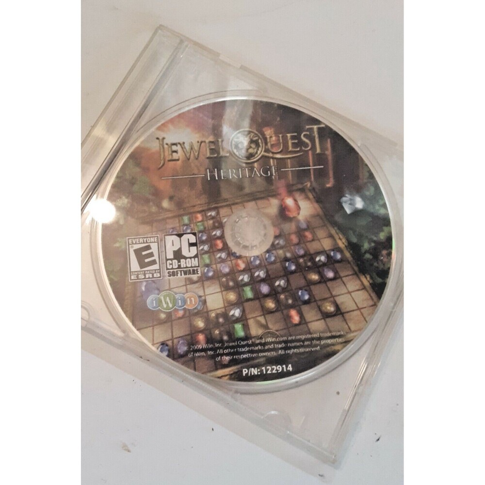 JewelQuest Heritage PC CD-Rom Computer Video Game 2009 Version Everyone